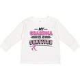 thumbnail image 3 of Inktastic My Grandma is a Survivor Breast Cancer Awareness Boys or Girls Long Sleeve Toddler T-Shirt, 3 of 5