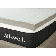 Memory Foam Mattress Topper, King, 3 inch, Infused with Graphite, Allswell