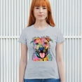 thumbnail image 3 of Tee Hunt Dean Russo Pets Art Pit Bull T-Shirt Everyone Has Best Dogs Women's T-Shirt Tee, Gray, XX-Large, 3 of 5