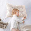 Almohada de algodón supersuave para la protección del cuello, almohada con estampado floral, 60 x 40 cm