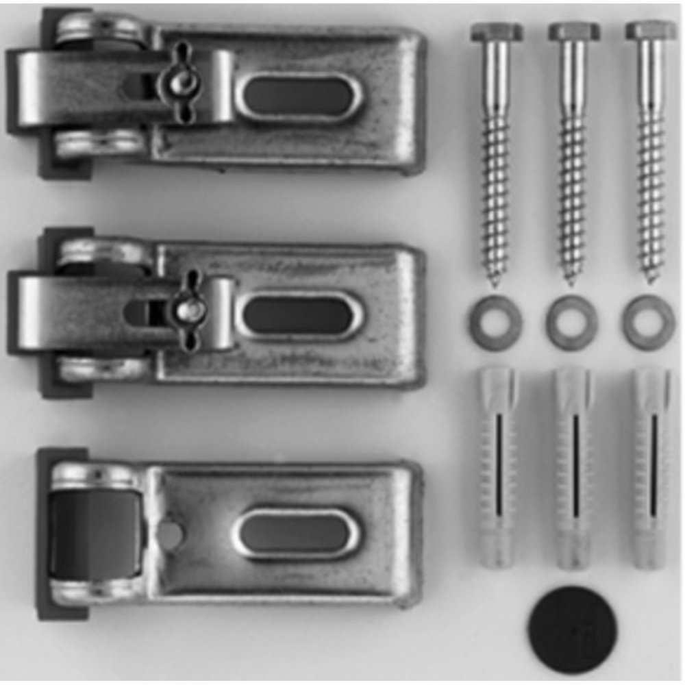 Duravit 790103 Three Piece Tub Brackets For Mounting And Support For