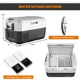 thumbnail image 6 of Topcobe 37 Quart Portable Electric Compressor Camping Car Cooler, Travel Cooler, Outdoor Picnic Camping Equipment, 6 of 11