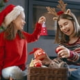 thumbnail image 4 of Adornos navideños, gorro de punto navideño, colgante para árbol de Navidad, botones no tejidos, decoración para puertas y ventanas, chimeneas con cordón., 4 of 6