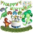 thumbnail image 2 of Dinosaur Birthday Decoration Set,garland And Dinosaur Balloons, 2 of 3