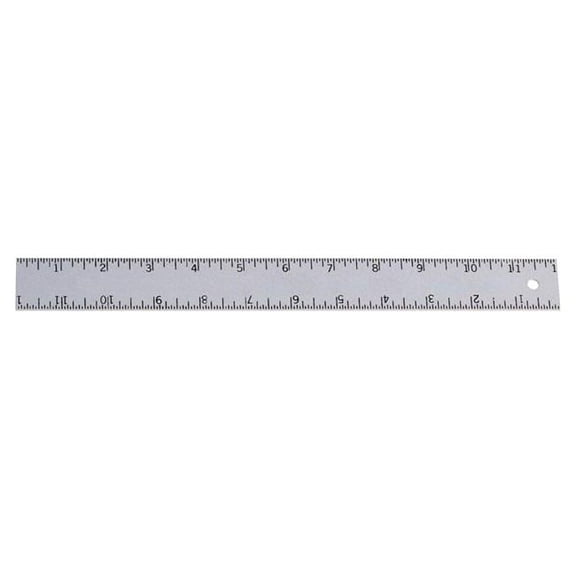 Mayes Aluminum Straight Edge Ruler, 24 Inch