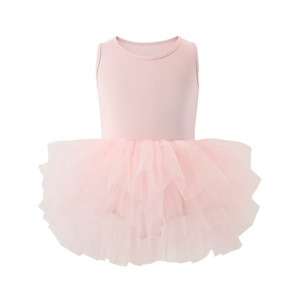 3-4 Years Flower Dress for Girls Summer Spring Lace Tulle Mesh Grils Summer Dress Flower Girls Party Dance Dress for Little Girls Hot Pink