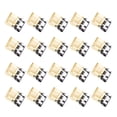 thumbnail image 1 of Pinces à Pousser en Métal Transparent avec Étui de Rangement Pince Polyvalente pour Reliure pour Ourlet de Pantalon Livre Documents Pince Réutilisable Colorée pour Papier pour Bureau École Organisation à la Maison, 1 of 8