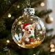 thumbnail image 5 of Adornos navideños de bolas de nieve con forma de perro, con decoraciones festivas para mascotas, para colgar en el árbol de Navidad. NCHKUN, 5 of 5