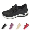 thumbnail image 2 of AUDeals Womens Running Wide Toe Box Shoes Non Slip Tennis Gym Workout Athletic Sneakers Ultra Lightweight Breathable Work Shoes (Black, 5.5), 2 of 7
