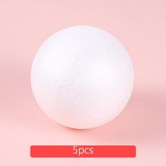 Bola de espuma blanca Salvador 5 uds 120mm para Manualidades Y bricolaje