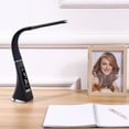 thumbnail image 6 of MIXFEER Multifunctional LED Desk Lamp Eye-Caring Table Lamp Adjustable Study Desk Light with Calendar Thermometer Time Alarm Clock Function Dimmable 3 Mode Light Touch Control for Office Home, 6 of 7