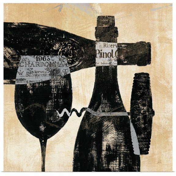Great BIG Canvas | "Wine Selection I" Art Print - 16x16
