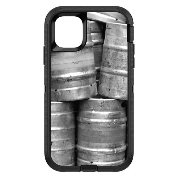 DistinctInk Custom SKIN / DECAL compatible with OtterBox Defender for iPhone 11 (6.1" Screen) - Beer Kegs