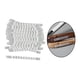 thumbnail image 4 of 100 tiras adhesivas para perchas de ropa, transparentes, con correa para el hombro Claro 10x90mm, 4 of 9