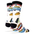 thumbnail image 2 of OoohYeah Men's Funny Colorful Crew Socks, Novelty Cotton Socks, Taco Truck, 2 of 2