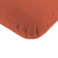 thumbnail image 3 of Jordan Manufacturing Sunbrella 45" x 22" Dupione Papaya Coral Stripe Rectangular Outdoor Chair Cushion with Ties and Hanger Loop, 3 of 11