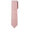 thumbnail image 2 of Jacob Alexander Men's Floral Regular Length Neck Tie - Dusty Rose, 2 of 7