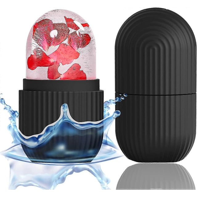 Ice Face Roller Massager,ice Cube Roller For Face, Eyes And Neck Naturally Conditioning And Skin Care,reusable Massage Silicone Ice Mold