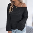thumbnail image 6 of Riecok Womens Cover Up Long Sleeve Crewneck Hollow out Lightweight Swimsuit Cover Ups Summer Vacation Tops, 6 of 8