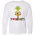 thumbnail image 3 of Inktastic Robotics Team I Love Robots Long Sleeve Youth T-Shirt, 3 of 5
