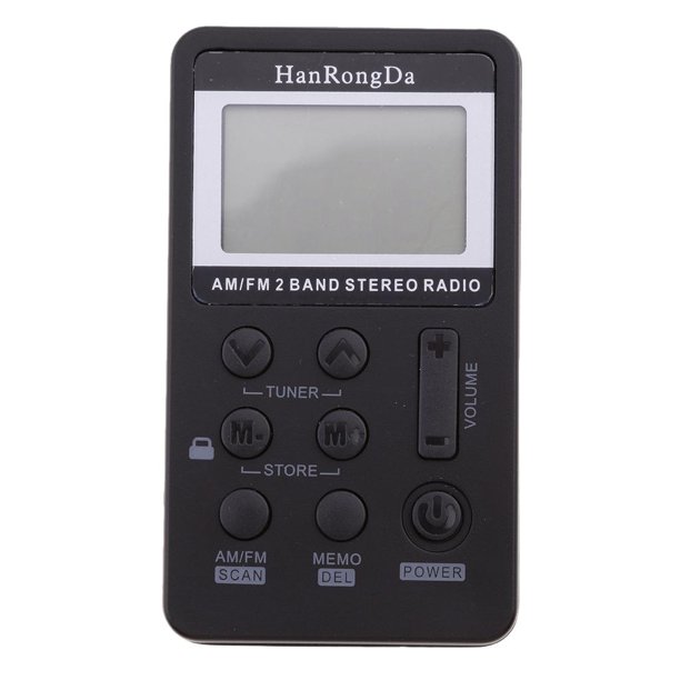 Sintozación Digital Portátil / FM Estéreo con Auricures para negro