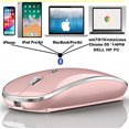 thumbnail image 3 of HAHDAXIA Bluetooth Wireless Mouse for iPad Mac MacBook Pro MacBook Air iMac Laptop Chromebook (Pink), 3 of 7