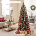 thumbnail image 2 of Costway Árbol de Navidad artificial preiluminado de 180 cm con 618 puntas de ramas nevadas y 280 luces LED, 2 of 5