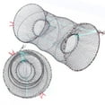 thumbnail image 1 of 2 Pcs Filet de Pêche Pliable Filet de Pêche Homard Crevette Crabe Piège Accessoires de Pêche Pliables Portables, 1 of 7