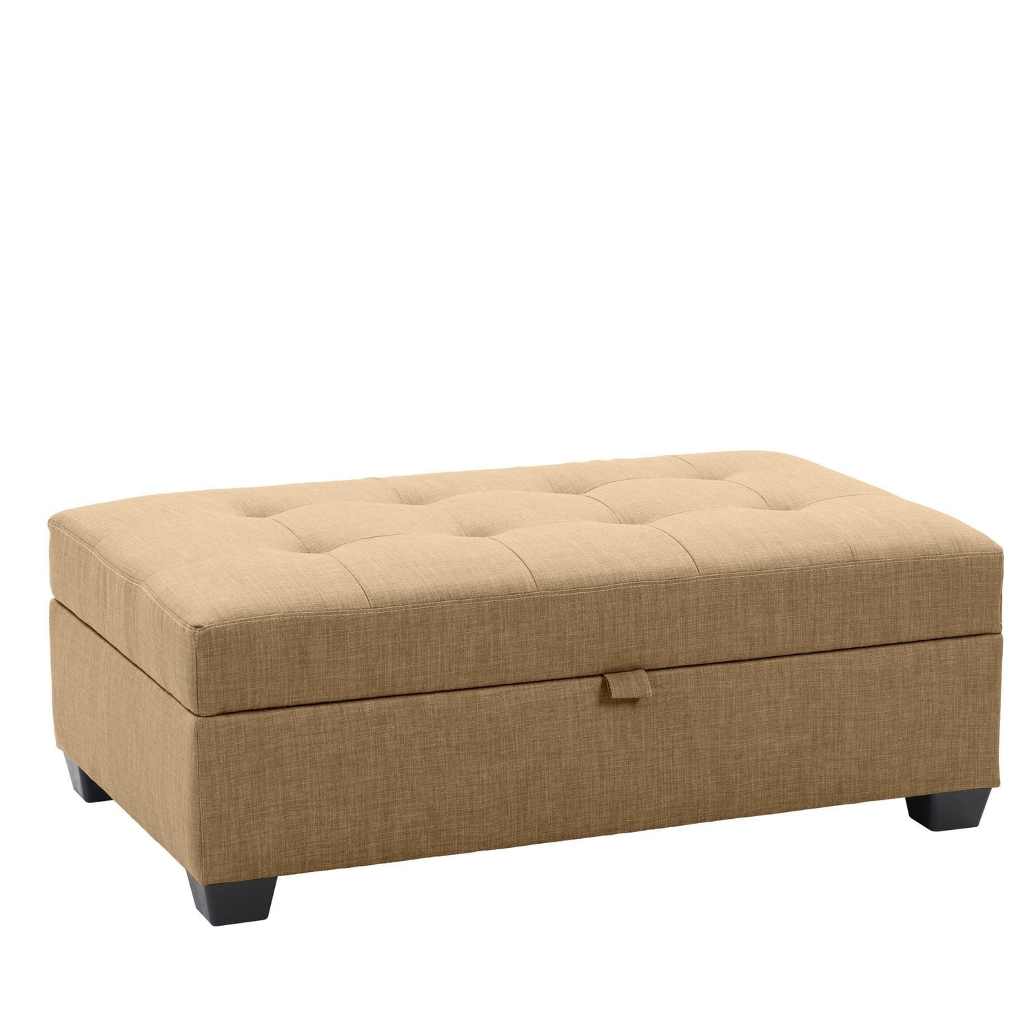 CorLiving Antonio Tufted Fabric Upholstered Rectangular Storage Ottoman
