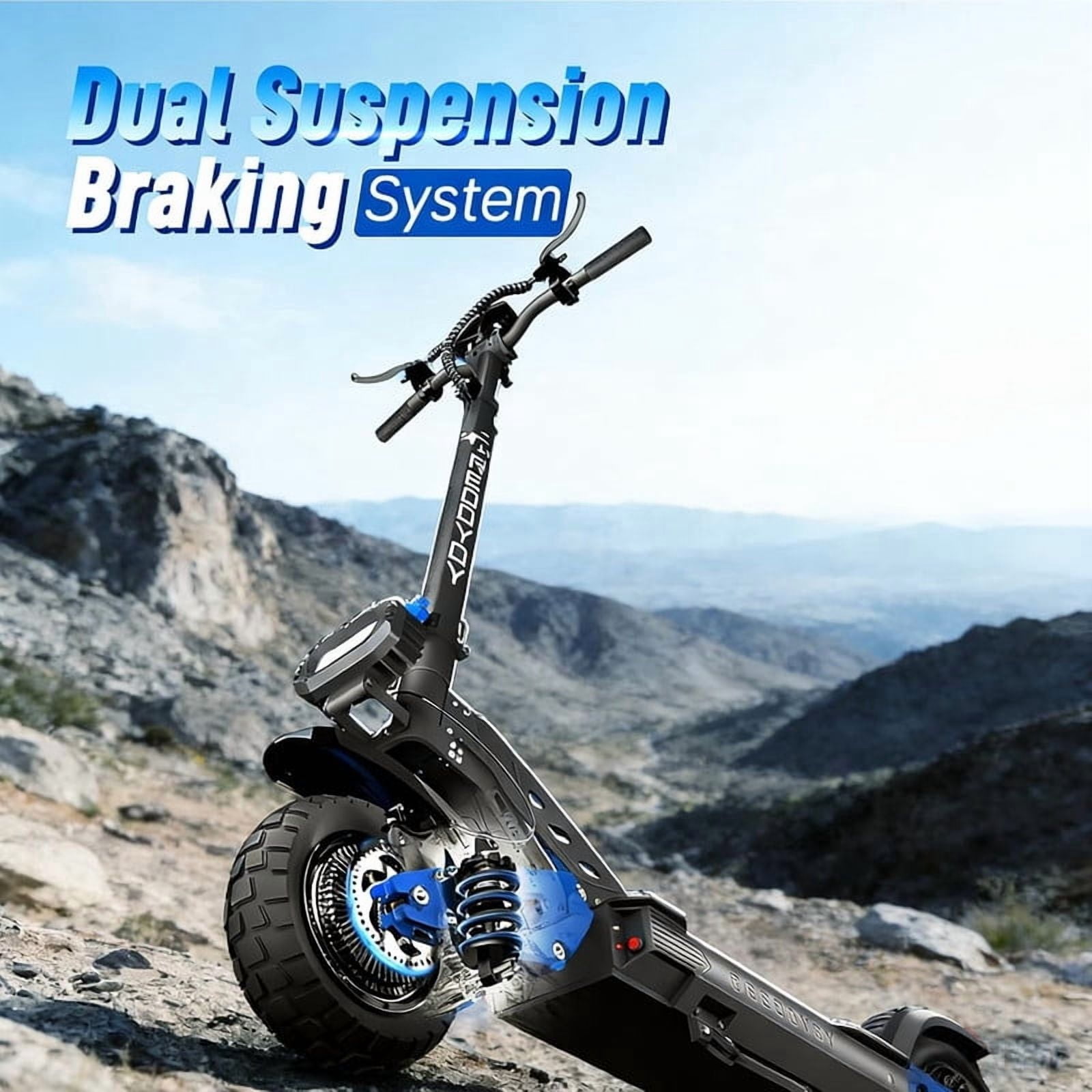 JUN LING Off Road Electric Scooter for Adults - 5000W, 10.5