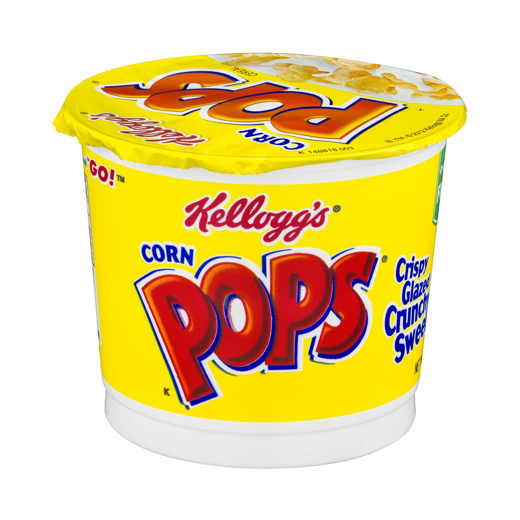 Kellogg's Corn Pops Crispy Breakfast Cereal 1.5 oz Cup