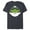 Navy Heather, variant on Star Wars The Mandalorian The Child Floating Pod Frog Snack - Short Sleeve Blended T-Shirt for Adults - Customized-Navy Heather
