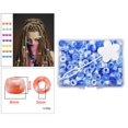 thumbnail image 5 of yotijay 3x210Pc 5mm Candy Color Dreadlock Beads Cuffs Hair Braid Rings Blue, 5 of 9