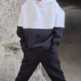thumbnail image 3 of Gupgi 2pcs Baby Boys Fall Tracksuits Contrast Colors Hooded Sweatshirt Elastic Waits Long Pants, 3 of 9