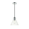 thumbnail image 3 of Destry 1 Light Black Pendant With Clear Glass, 3 of 3