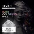 thumbnail image 5 of Sevich cera de color para el cabello Unisex, arcilla de Color negro, tinte temporal para el cabello, 10 colores, 5 of 5