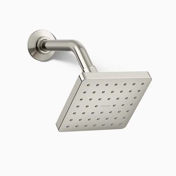 Kohler 24805-SN Parallel Single-Function Showerhead 2.5 Gpm Vib. Polished Nickel