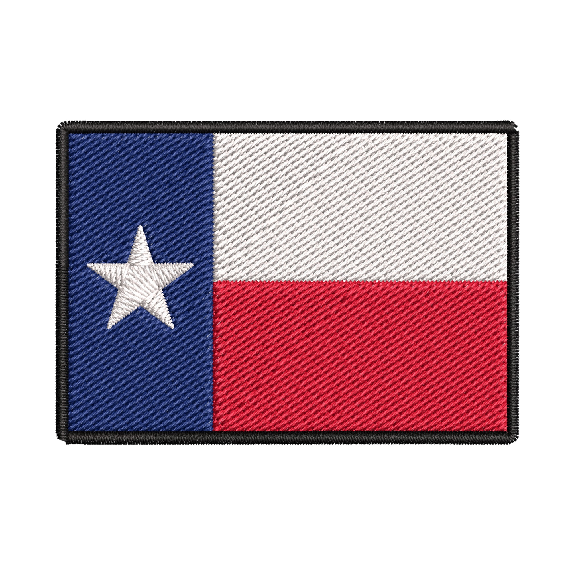 Texas Flag Embroidered Ironon Patch