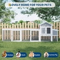 thumbnail image 4 of Outdoor Chicken Coop – Spacious Wooden Poultry House for 4-6 Hens (580 Model, Weather-Resistant with Run & Nesting Box), 4 of 7