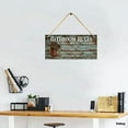 thumbnail image 4 of MUCHENGGIFT Farmhouse Bathroom Wall Decor - Funny Bathroom Rules Signs - Rustic Boots Bathroom Wall Decor, Rules If It Smells Spray It Sign Plaque, 5.9x11.8inch, 4 of 5