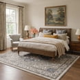thumbnail image 3 of KUETH 5X7 Vintage Area Rugs Machine Washable Rugs for Living Room, Non Slip Flat Pile Rug with Rubber Backing, Boho Rug for Entryway Bedroom Dining Room Home Office, 3 of 4