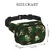 thumbnail image 4 of Fotbe Camouflage Skull Cangurera Cuadrada con Estampado de Doble Capa, Bolsa de Cintura Ajustable Mini para Hombres y Mujeres, 4 of 9