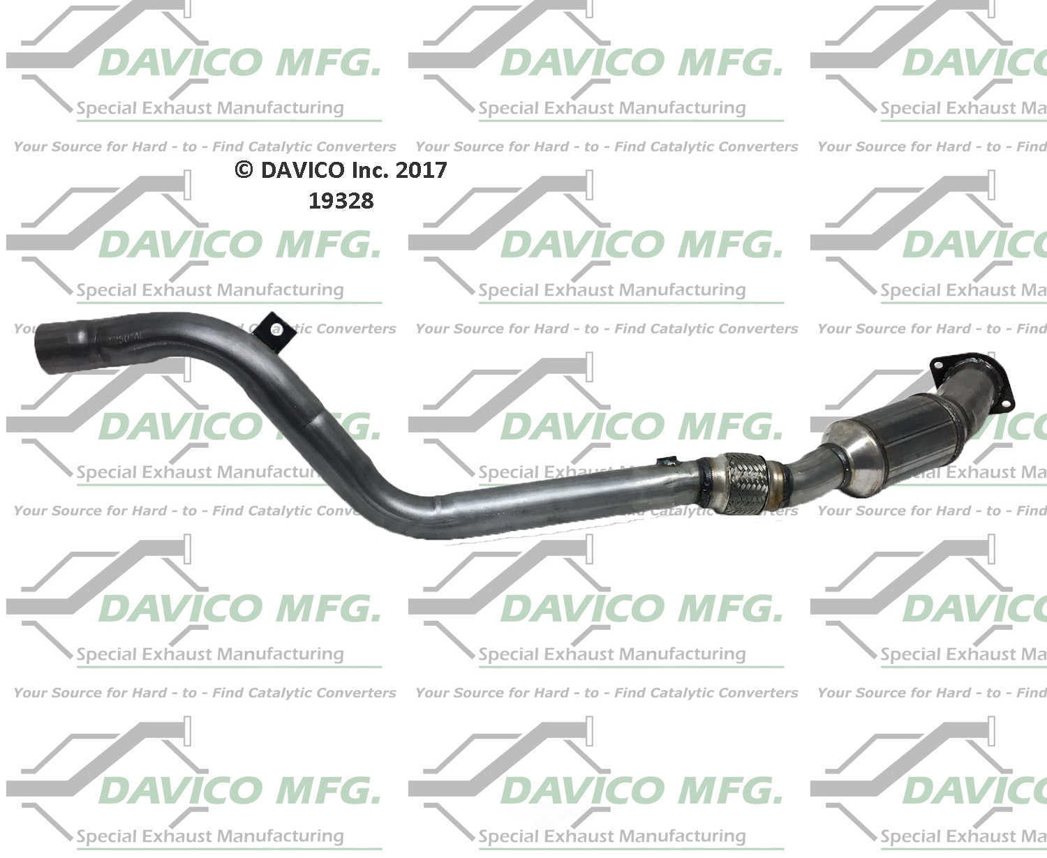 Davico Mfg 19328 Direct-Fit Catalytic Converter