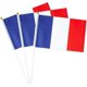 thumbnail image 1 of UEFA EURO France Flag French Small Stick Mini Hand Held Flags Decorations 1 Dozen (12 pack), 1 of 5