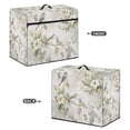 thumbnail image 3 of HELLHERO Bird and Flowers Sewing Machine Dust Cover with Pockets for Extra Accessories Carrying Handle Easy Storage Multifunction, 3 of 8