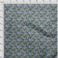 thumbnail image 4 of oneOone Polyester Spandex Medium Blue Fabric Tropical Craft Projects Decor Fabric Printed By The Yard 56 Inch Wide, 4 of 5