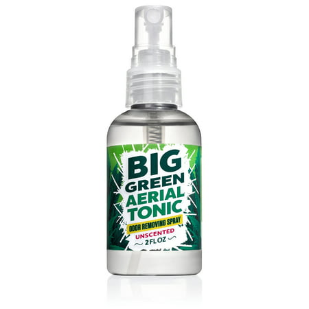 Big Green Odor Eliminator Spray Unscented | Removes Smoke Smell from Home, Car 2oz (Pack of