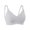 Grey, variant on Wirefree Comfort Bra For Women Seamless Soft Support Everyday Wear With Triple Hook Closure T-Shirt Bras Beige