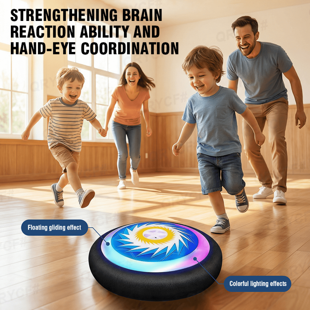 3 in 1 Hover Soccer Ball Hockey Football Toys Set for Kids, Outdoor Sports Games for Boys Girls Ages 3 4 5 6 7 8-12 Christmas Birthday Gifts