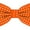Bright Orange, variant on Jacob Alexander Men's Polka Dot Print Pre-Tied Adjustable Banded Bow Tie - Burgundy